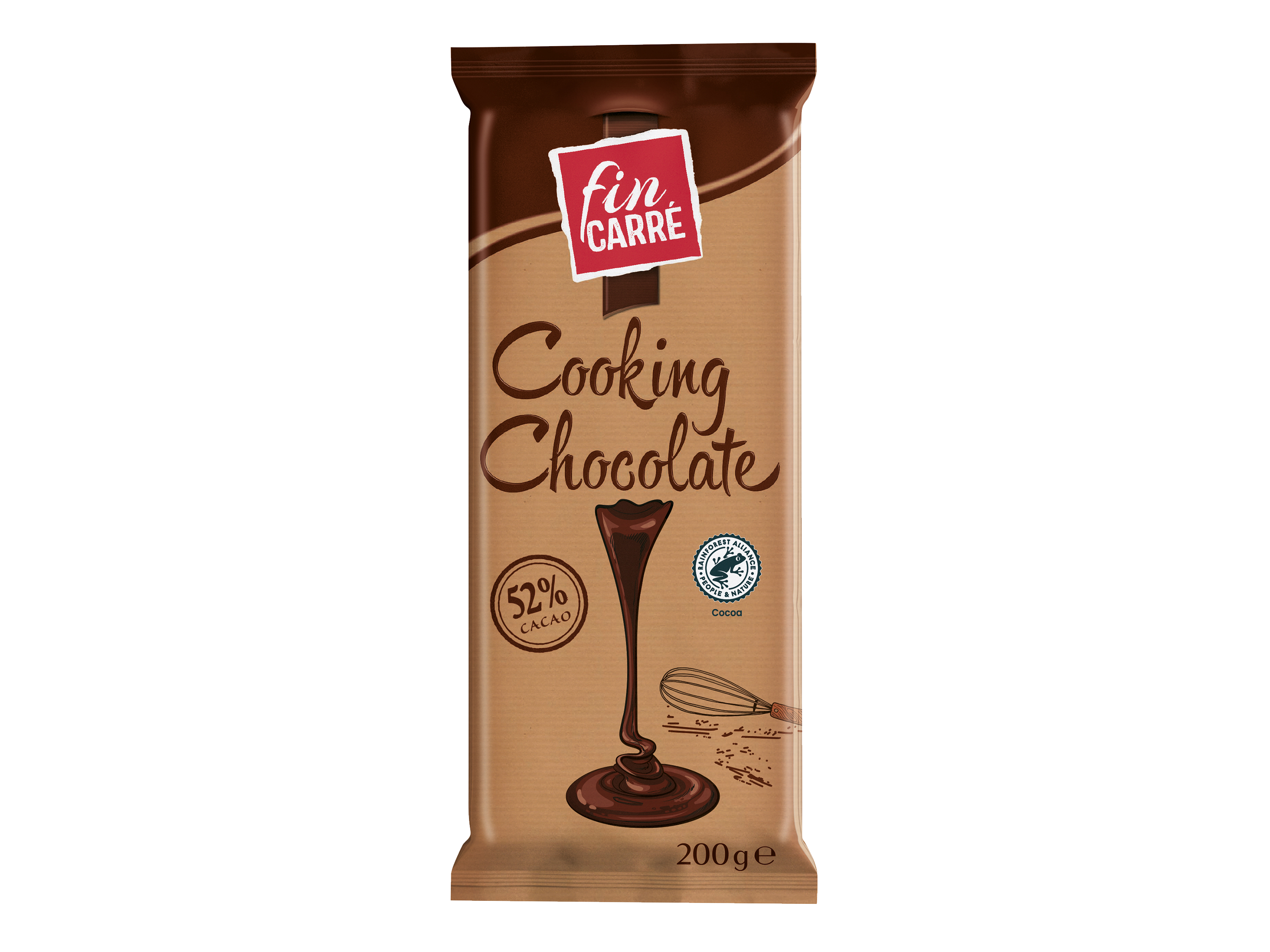 Fin Carré čokoláda na varenie s 52% kakaa, 200g