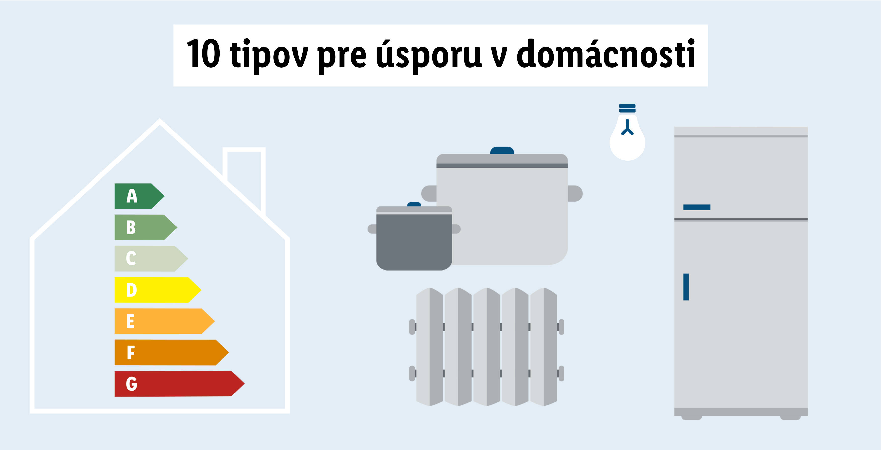 10 ľahkých tipov pre energeticky efektívnu domácnosť