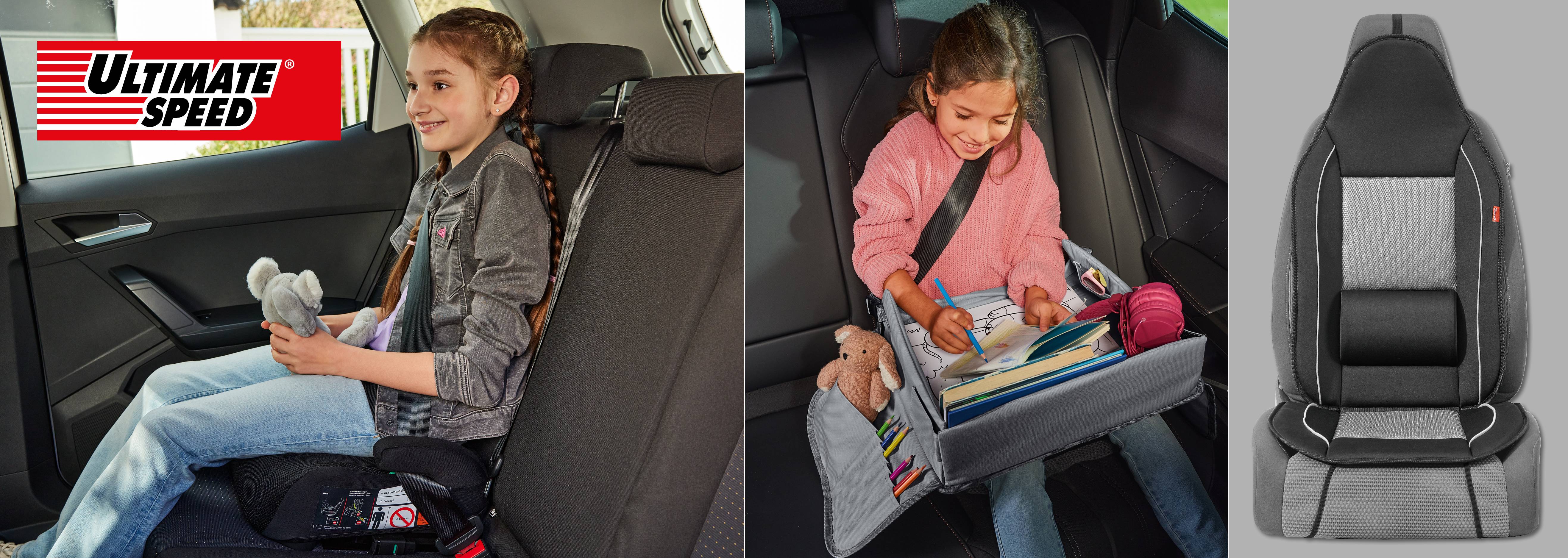 Ultimate Speed autosedačky a organizér pre deti do auta.
