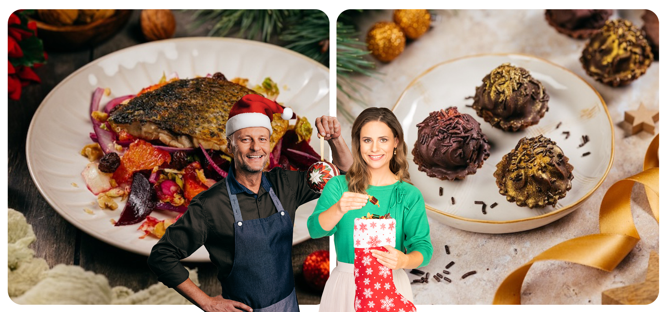 Lidl kuchyňa: Pečený kapor s červenou repou a Mozartove košíčky.