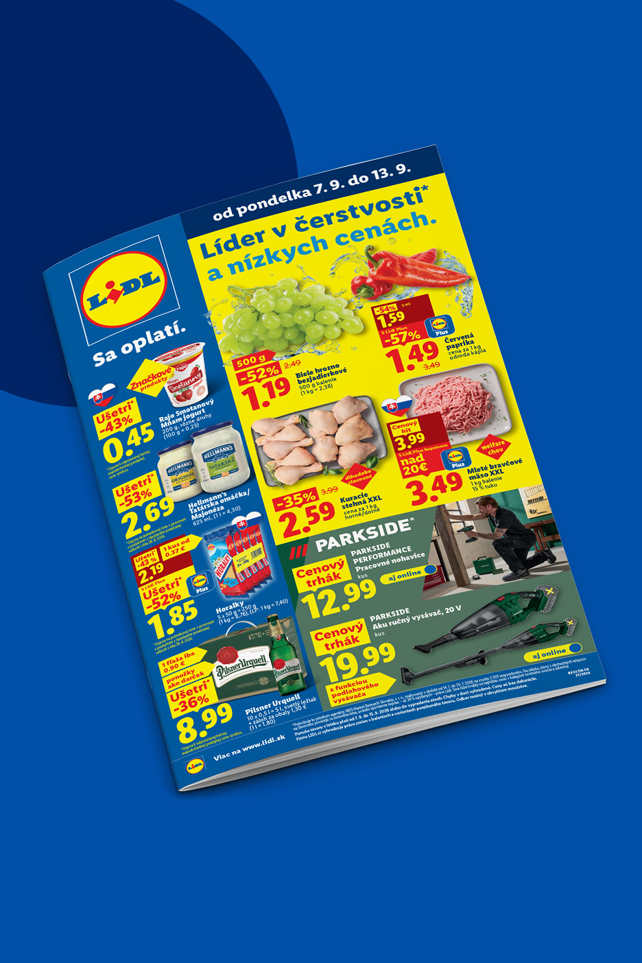 Lidl leták s ponukou od 7. septembra 2026.