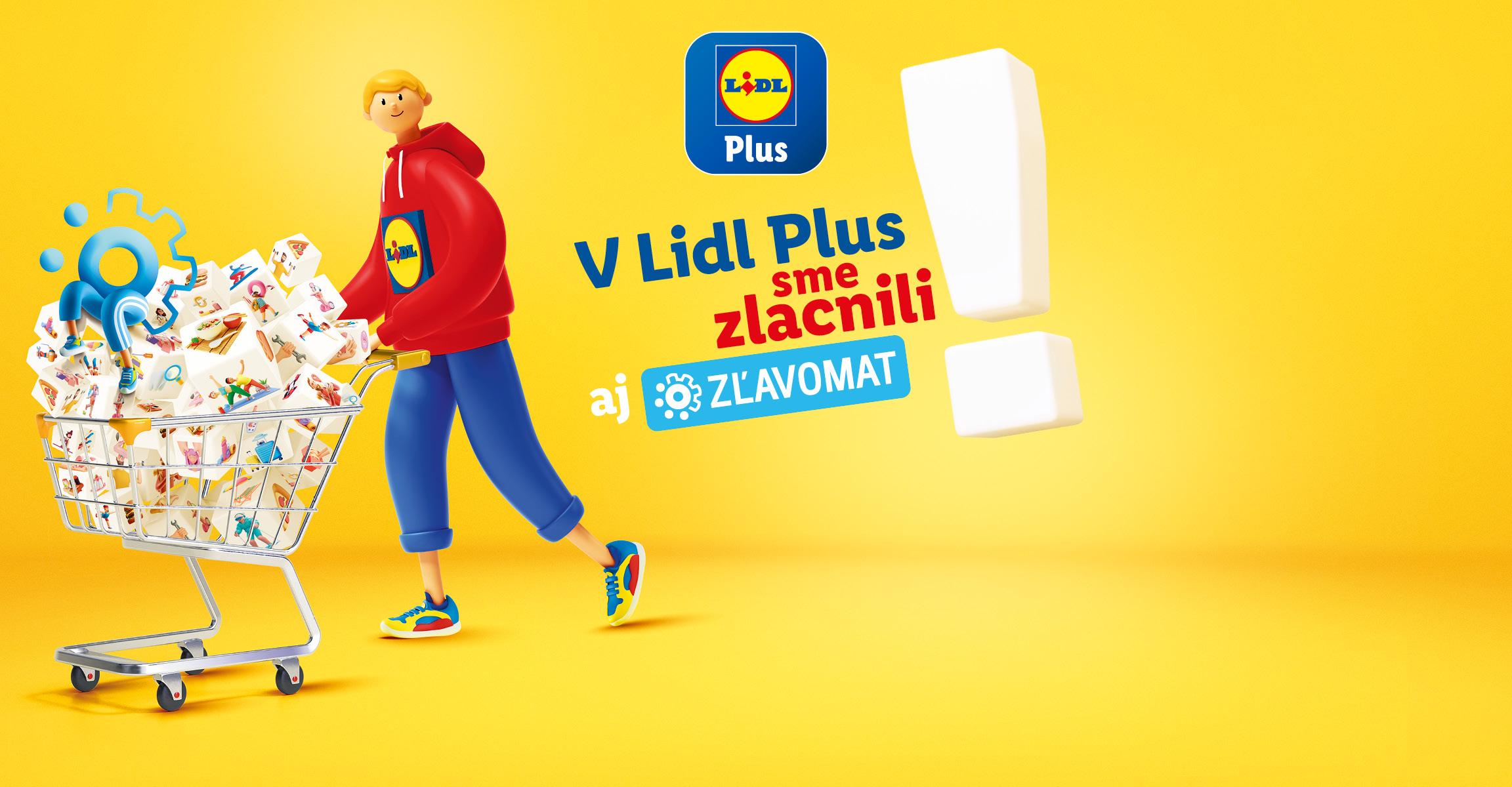 V Lidl Plus sme zlacnili aj ZĽAVOMAT