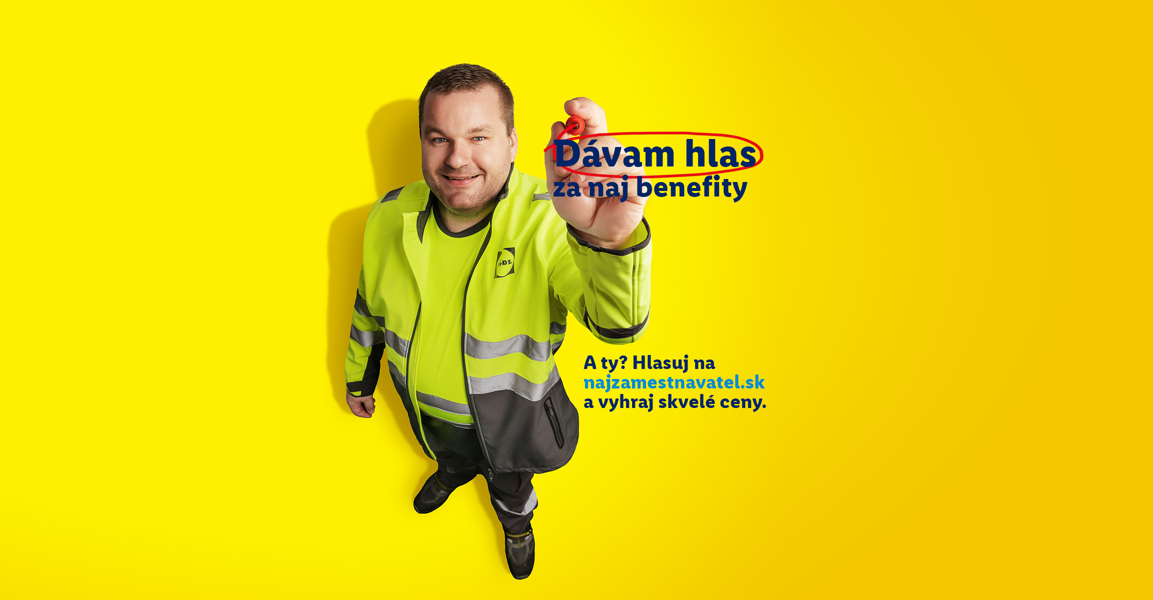 Dávam hlas za naj benefity. Hlasuj na najzamestnavatel.sk a vyhraj skvelé ceny.
