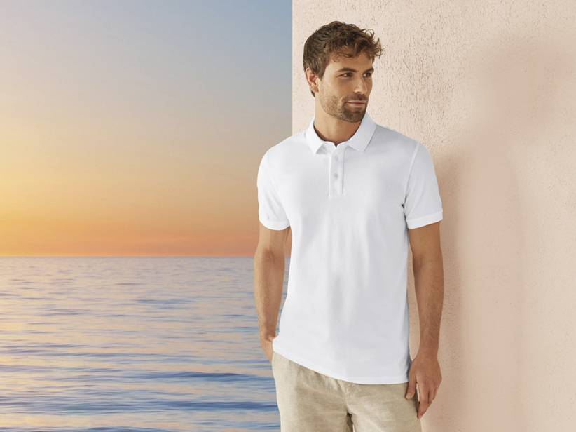 Biela polokošeľa a ľanové nohavice: letná móda.